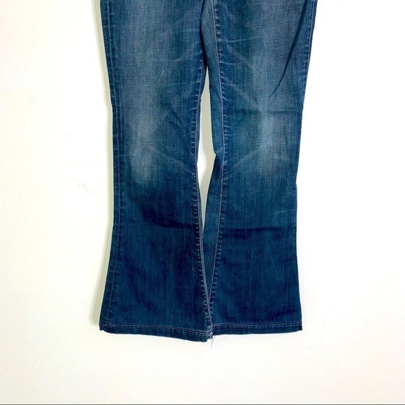 COH Citizens of Humanity Devote Rocker Ultra Flare Jeans in Title blue denim 30 - Picture 8 of 12